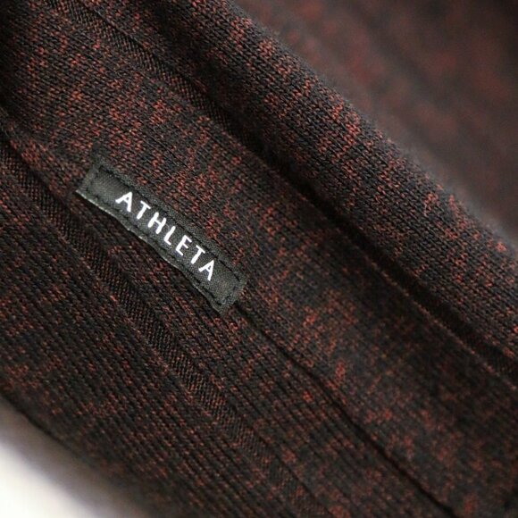 Athleta Harmony Pose Hoodie Sweatshirt Dark Mahogany Heather Size XS SOFT $79 - Picture 8 of 16